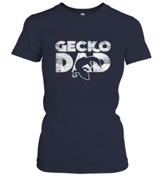 Vintage Gecko Dad  Animal Daddy Fathers Day Gecko Women's T-Shirt