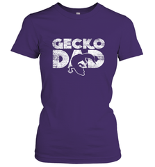 Vintage Gecko Dad  Animal Daddy Fathers Day Gecko Women's T-Shirt Women's T-Shirt - HHHstores