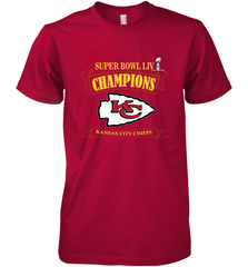 NFL Kansas City Chiefs Pro Line by Fanatics Super Bowl LIV Champions Men's Premium T-Shirt Men's Premium T-Shirt - HHHstores