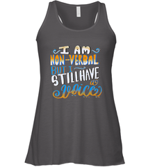 Special Needs NonVerbal Autism Awesome Women's Racerback Tank Women's Racerback Tank - HHHstores