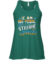Special Needs NonVerbal Autism Awesome Women's Racerback Tank Women's Racerback Tank - HHHstores