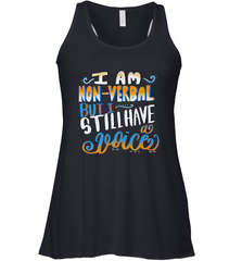 Special Needs NonVerbal Autism Awesome Women's Racerback Tank Women's Racerback Tank - HHHstores