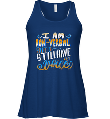 Special Needs NonVerbal Autism Awesome Women's Racerback Tank Women's Racerback Tank - HHHstores