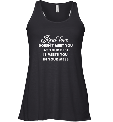 Real love funny quotes for valentine Women's Racerback Tank Women's Racerback Tank / Black / XS Women's Racerback Tank - HHHstores