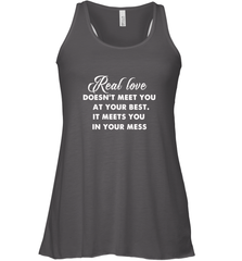Real love funny quotes for valentine Women's Racerback Tank Women's Racerback Tank - HHHstores