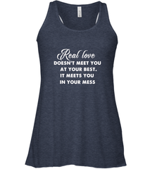Real love funny quotes for valentine Women's Racerback Tank Women's Racerback Tank - HHHstores