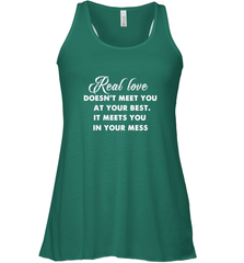 Real love funny quotes for valentine Women's Racerback Tank Women's Racerback Tank - HHHstores