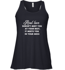Real love funny quotes for valentine Women's Racerback Tank Women's Racerback Tank - HHHstores