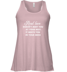 Real love funny quotes for valentine Women's Racerback Tank Women's Racerback Tank - HHHstores