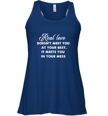 Real love funny quotes for valentine Women's Racerback Tank Women's Racerback Tank - HHHstores