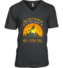 You Can't Scare Me I'm The Crazy New York Girl Men's V-Neck Men's V-Neck - HHHstores