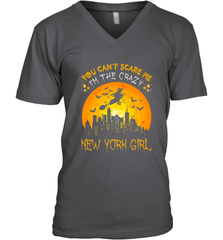 You Can't Scare Me I'm The Crazy New York Girl Men's V-Neck Men's V-Neck - HHHstores