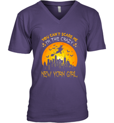 You Can't Scare Me I'm The Crazy New York Girl Men's V-Neck Men's V-Neck - HHHstores