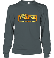 The best Papa in the galaxy Long Sleeve T-Shirt Long Sleeve T-Shirt - HHHstores