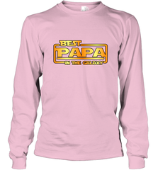 The best Papa in the galaxy Long Sleeve T-Shirt Long Sleeve T-Shirt - HHHstores