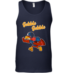 Turkey Football Shirt Funny Thanksgiving Turkey Gobble Gift Men's Tank Top