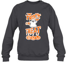 Trick Or Treat Halloween Crewneck Sweatshirt Crewneck Sweatshirt - HHHstores