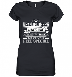 Grandmothers always have time to talk and make you feel special 01 Women's V-Neck T-Shirt