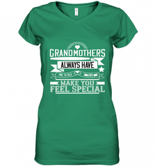 Grandmothers always have time to talk and make you feel special 01 Women's V-Neck T-Shirt Women's V-Neck T-Shirt - HHHstores