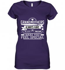 Grandmothers always have time to talk and make you feel special 01 Women's V-Neck T-Shirt Women's V-Neck T-Shirt - HHHstores