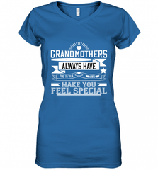 Grandmothers always have time to talk and make you feel special 01 Women's V-Neck T-Shirt Women's V-Neck T-Shirt - HHHstores