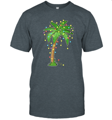 Christmas Lights Palm Tree Beach Funny Tropical Xmas Gift Men's T-Shirt Men's T-Shirt - HHHstores