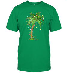 Christmas Lights Palm Tree Beach Funny Tropical Xmas Gift Men's T-Shirt Men's T-Shirt - HHHstores