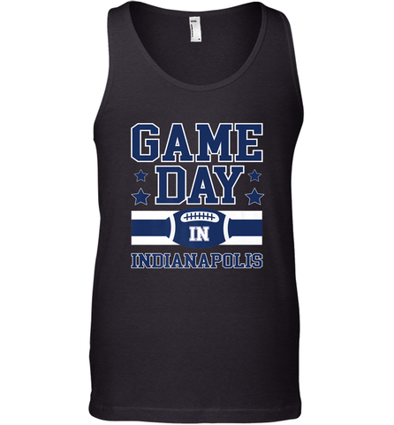 NFL Indianapolis Game Day Football Home Team Men's Tank Top Men's Tank Top / Black / XS Men's Tank Top - HHHstores