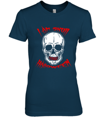 I am the skull halloween Women's Premium T-Shirt Women's Premium T-Shirt - HHHstores