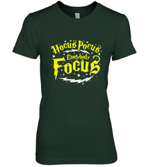 Hocus Pocus Everybody Focus Halloween Teacher Or Student Women's Premium T-Shirt Women's Premium T-Shirt - HHHstores