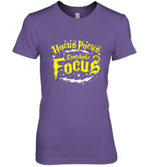 Hocus Pocus Everybody Focus Halloween Teacher Or Student Women's Premium T-Shirt Women's Premium T-Shirt - HHHstores