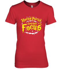 Hocus Pocus Everybody Focus Halloween Teacher Or Student Women's Premium T-Shirt Women's Premium T-Shirt - HHHstores