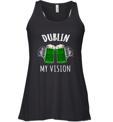 Dublin My Vision St Patrick's Day Women's Racerback Tank