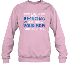 HOCKEY Yours Mom Cheers For Me Crewneck Sweatshirt Crewneck Sweatshirt - HHHstores