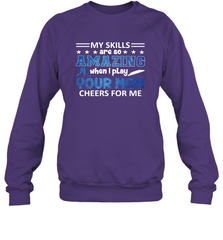 HOCKEY Yours Mom Cheers For Me Crewneck Sweatshirt Crewneck Sweatshirt - HHHstores