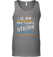 Special Needs NonVerbal Autism Awesome Men's Tank Top Men's Tank Top - HHHstores