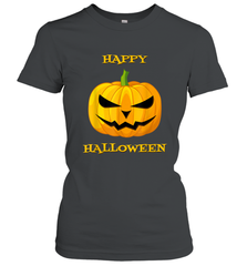 Happy Halloween Scary Pumpkin Tee Women's T-Shirt Women's T-Shirt - HHHstores