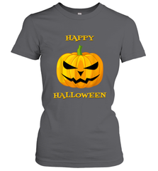 Happy Halloween Scary Pumpkin Tee Women's T-Shirt Women's T-Shirt - HHHstores