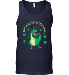 T Rex Dinosaur St. Patrick's Day Irish Funny Men's Tank Top Men's Tank Top - HHHstores
