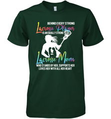 Lacrosse Strong Lacrosse Mom Men's Premium T-Shirt Men's Premium T-Shirt - HHHstores