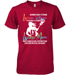 Lacrosse Strong Lacrosse Mom Men's Premium T-Shirt Men's Premium T-Shirt - HHHstores
