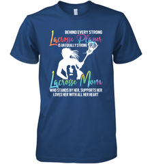 Lacrosse Strong Lacrosse Mom Men's Premium T-Shirt Men's Premium T-Shirt - HHHstores