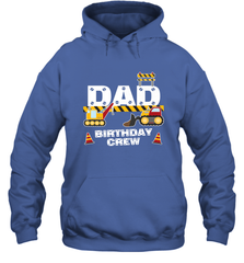 Dad Birthday Crew For Construction Birthday Party Gift Hooded Sweatshirt Hooded Sweatshirt - HHHstores