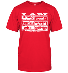 I am strong, fearless wise Best Novelty Gift Wing Inspirational Quote Men's T-Shirt Men's T-Shirt - HHHstores