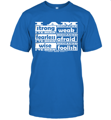 I am strong, fearless wise Best Novelty Gift Wing Inspirational Quote Men's T-Shirt Men's T-Shirt - HHHstores