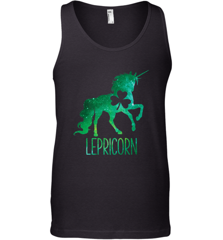 Lepricorn Leprechaun Unicorn shirt St Patricks Day Men's Tank Top Men's Tank Top / Black / XS Men's Tank Top - HHHstores