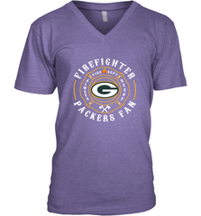 Green Bay Packers NFL Pro Line Green Firefighter Men's V-Neck Men's V-Neck - HHHstores