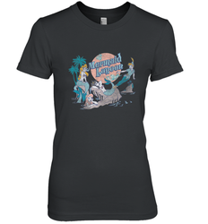 Disney Peter Pan Distressed Mermaid Lagoon Women's Premium T-Shirt