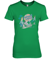 Disney Peter Pan Distressed Mermaid Lagoon Women's Premium T-Shirt