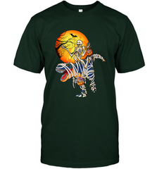 Skeleton Riding T Rex Funny Halloween Men's T-Shirt Men's T-Shirt - HHHstores